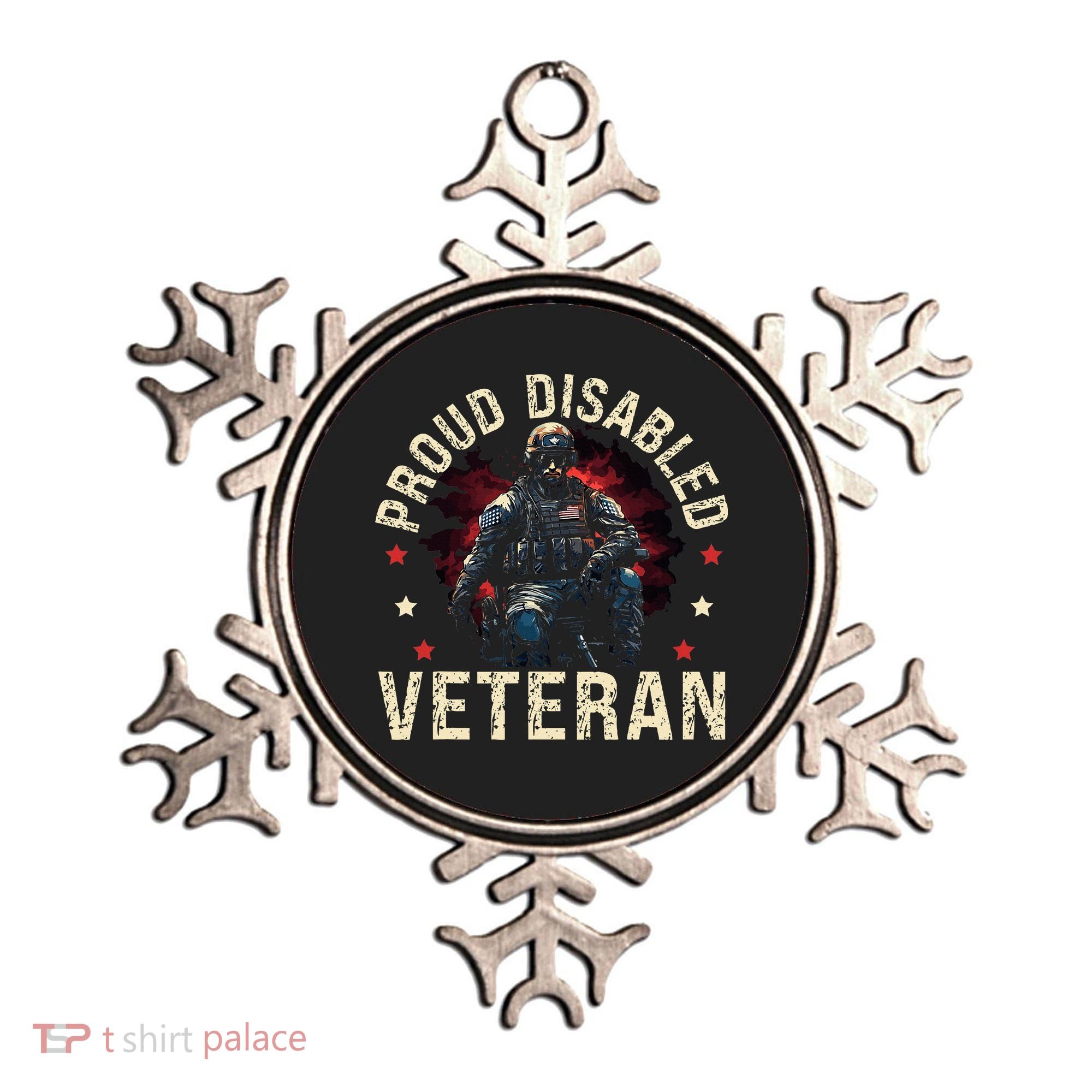 Disabled Veteran Armed Forces Military Soldier Army Usa Ornament