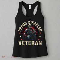 Disabled Veteran Armed Forces Military Soldier Army Usa Women's Tank Top thumb 3