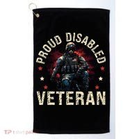 Disabled Veteran Armed Forces Military Soldier Army Usa Golf Towel thumb 0