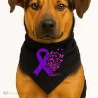 Domestic Violence Awareness End Domestic Violence USA-Made Doggie Bandana thumb 1