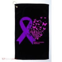 Domestic Violence Awareness End Domestic Violence Golf Towel thumb 0