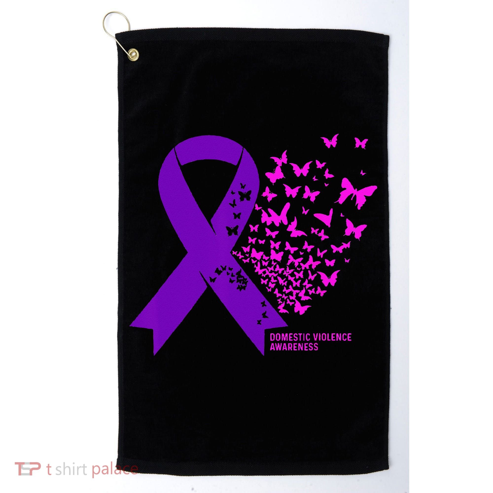 Domestic Violence Awareness End Domestic Violence Golf Towel
