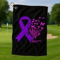Domestic Violence Awareness End Domestic Violence Golf Towel thumb 1