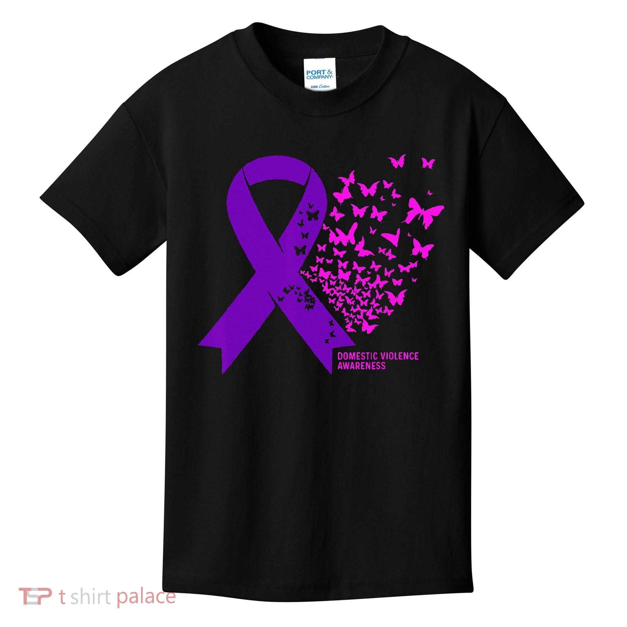 Domestic Violence Awareness End Domestic Violence Kids T-Shirt