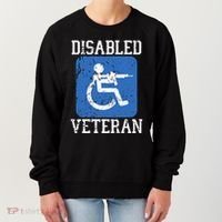 Disabled Veteran Armed Forces Military Soldier Army Usa Women's Sweatshirt thumb 0