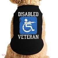 Disabled Veteran Armed Forces Military Soldier Army Usa Doggie Tank thumb 0