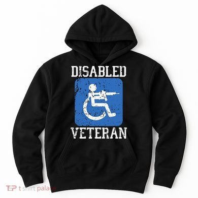 Disabled Veteran Armed Forces Military Soldier Army Usa Hoodie