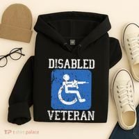 Disabled Veteran Armed Forces Military Soldier Army Usa Hoodie thumb 4