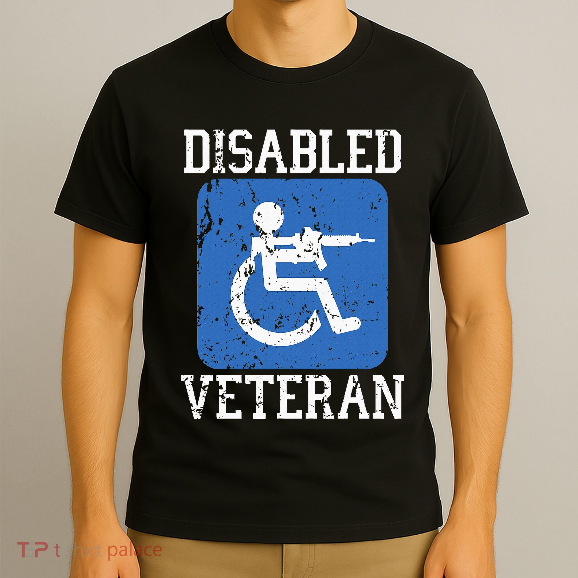 Disabled Veteran Armed Forces Military Soldier Army Usa T-Shirt