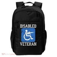 Disabled Veteran Armed Forces Military Soldier Army Usa Backpack thumb 0