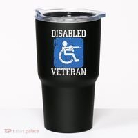 Disabled Veteran Armed Forces Military Soldier Army Usa Tumbler thumb 0