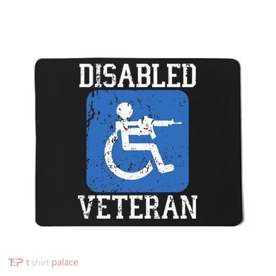 Disabled Veteran Armed Forces Military Soldier Army Usa Mousepad
