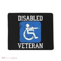 Disabled Veteran Armed Forces Military Soldier Army Usa Mousepad thumb 0