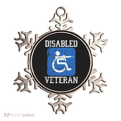 Disabled Veteran Armed Forces Military Soldier Army Usa Ornament
