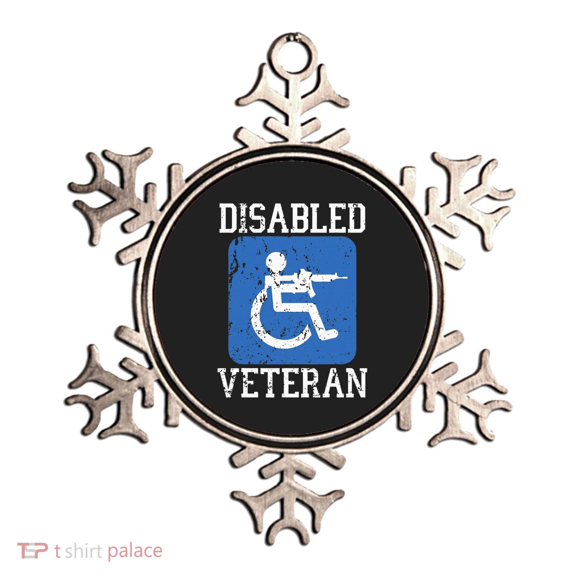 Disabled Veteran Armed Forces Military Soldier Army Usa Ornament
