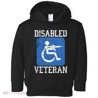 Disabled Veteran Armed Forces Military Soldier Army Usa Toddler Hoodie thumb 0
