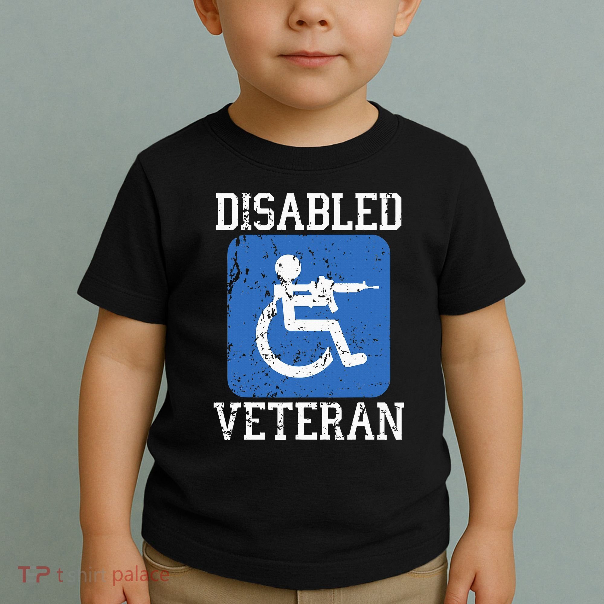 Disabled Veteran Armed Forces Military Soldier Army Usa Toddler T-Shirt