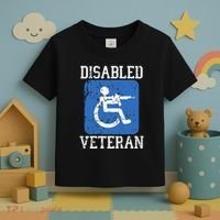 Disabled Veteran Armed Forces Military Soldier Army Usa Toddler T-Shirt thumb 3