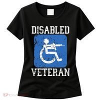 Disabled Veteran Armed Forces Military Soldier Army Usa Women's T-Shirt thumb 0
