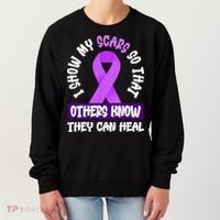 Domestic Violence Awareness Scars World Narcissistic Abuse Women's Sweatshirt thumb 0