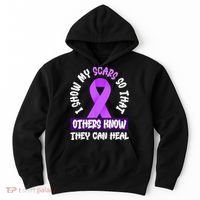 Domestic Violence Awareness Scars World Narcissistic Abuse Hoodie thumb 0