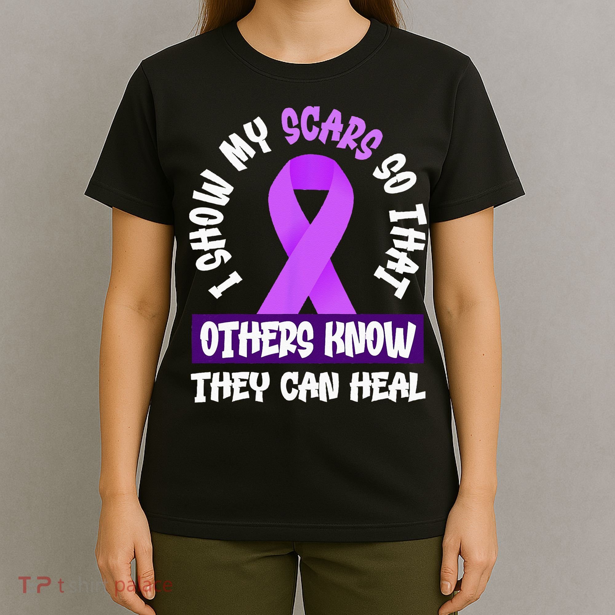 Domestic Violence Awareness Scars World Narcissistic Abuse T-Shirt