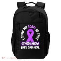 Domestic Violence Awareness Scars World Narcissistic Abuse Backpack thumb 0