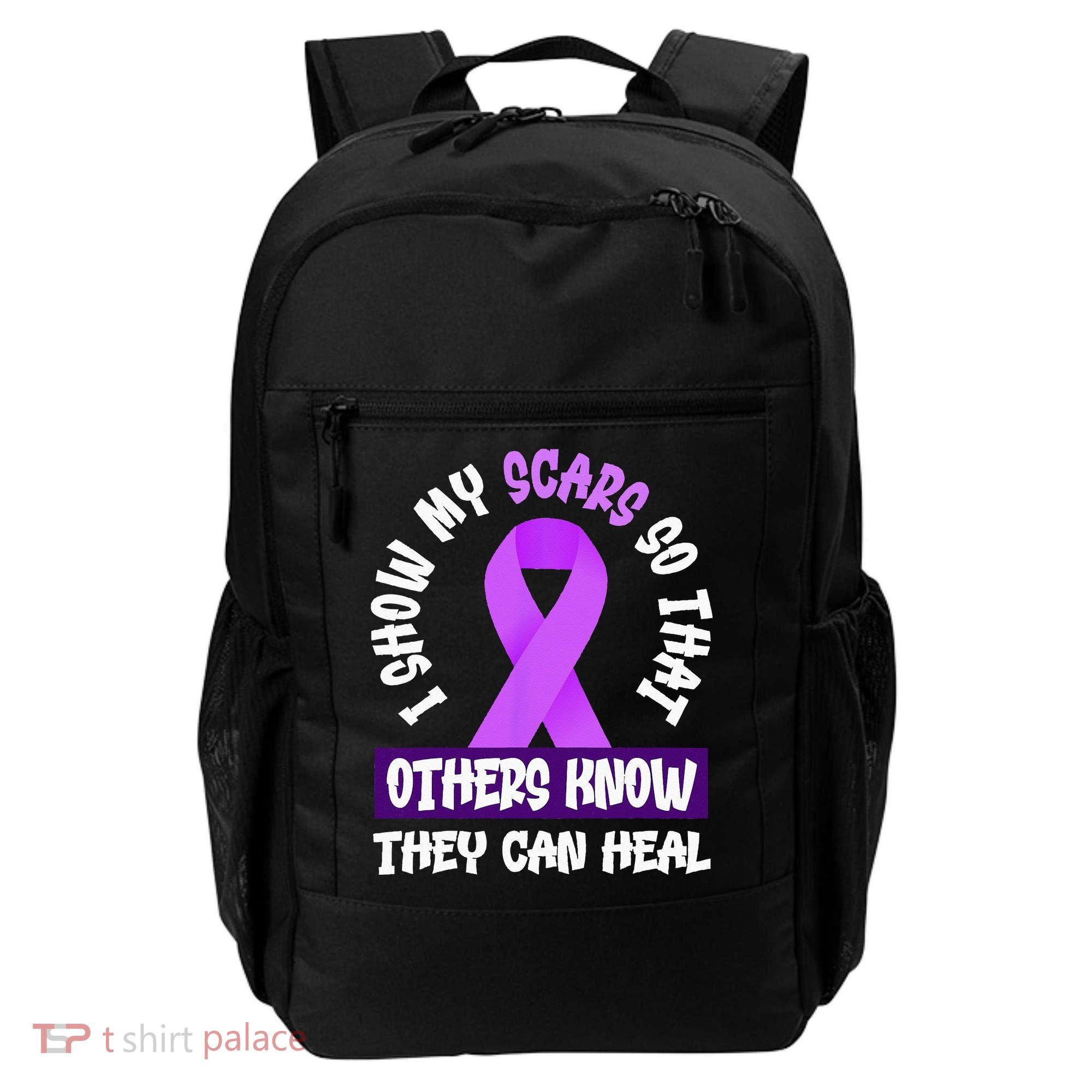 Domestic Violence Awareness Scars World Narcissistic Abuse Backpack