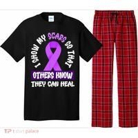 Domestic Violence Awareness Scars World Narcissistic Abuse Pajama Set thumb 0