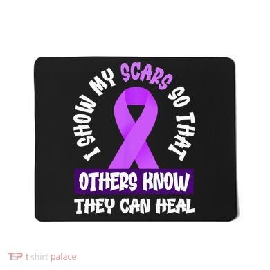 Domestic Violence Awareness Scars World Narcissistic Abuse Mousepad