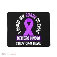 Domestic Violence Awareness Scars World Narcissistic Abuse Mousepad thumb 0