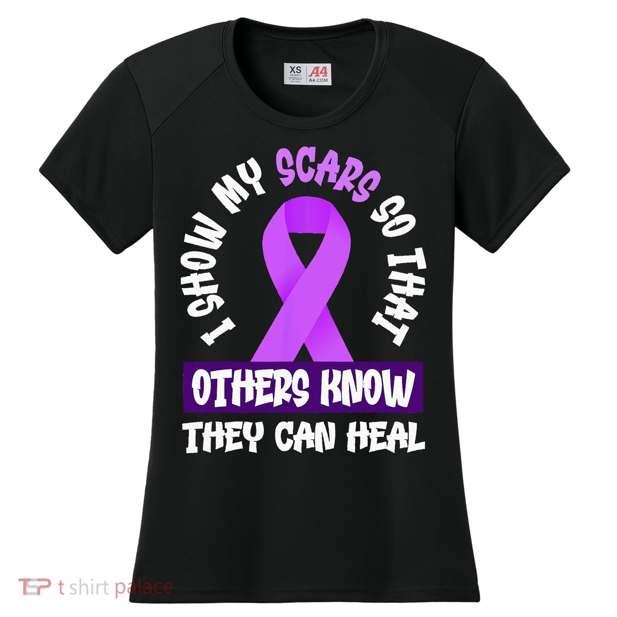 Domestic Violence Awareness Scars World Narcissistic Abuse Women's Cooling Performance Crew T-Shirt