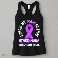 Domestic Violence Awareness Scars World Narcissistic Abuse Women's Tank Top thumb 3