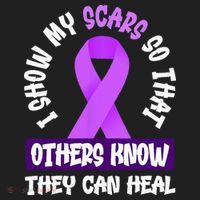 Domestic Violence Awareness Scars World Narcissistic Abuse Hat thumb 2