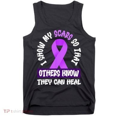 Domestic Violence Awareness Scars World Narcissistic Abuse Tank Top