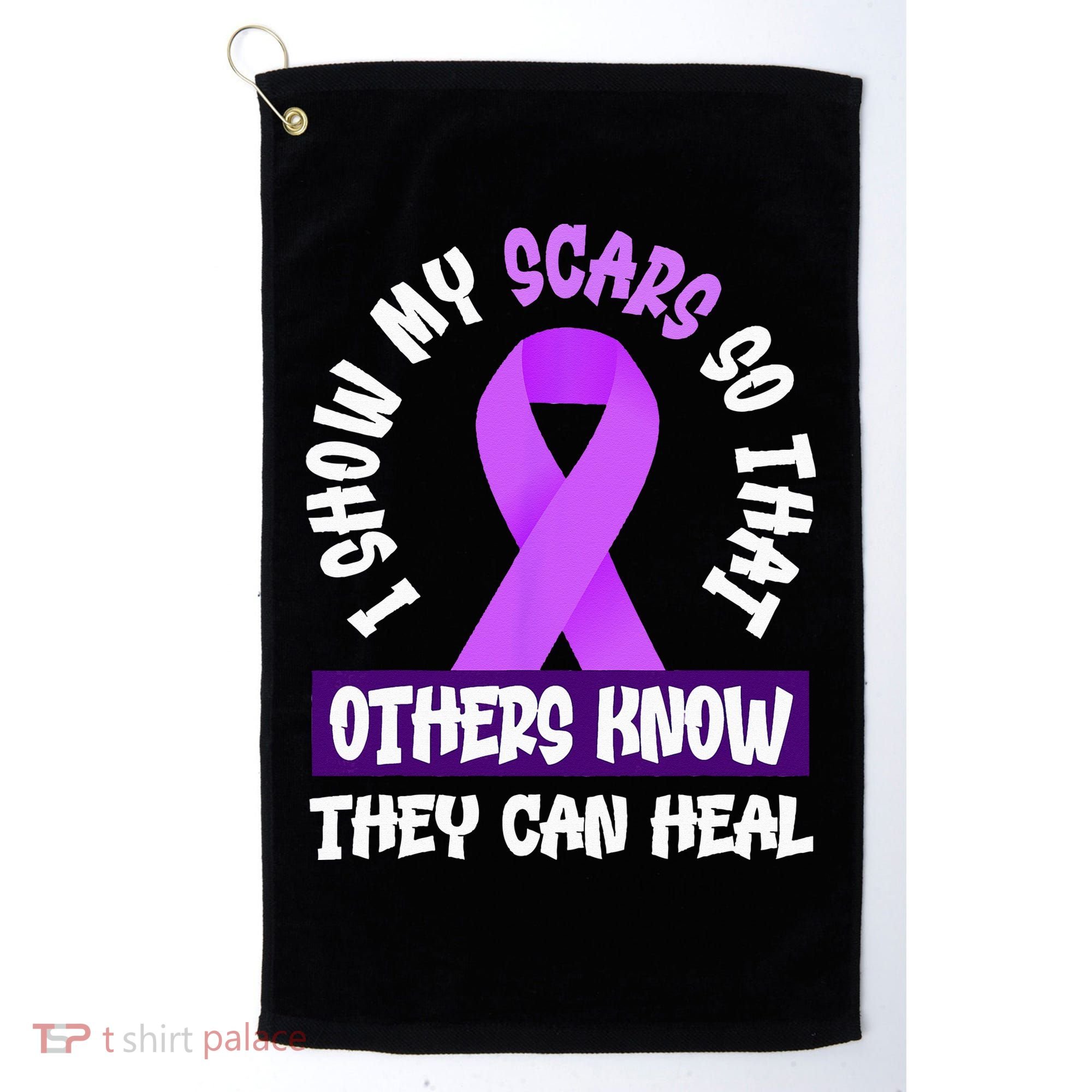 Domestic Violence Awareness Scars World Narcissistic Abuse Golf Towel