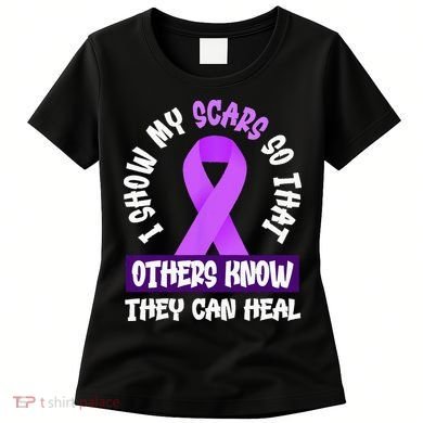 Domestic Violence Awareness Scars World Narcissistic Abuse Women's T-Shirt
