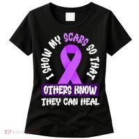 Domestic Violence Awareness Scars World Narcissistic Abuse Women's T-Shirt thumb 0