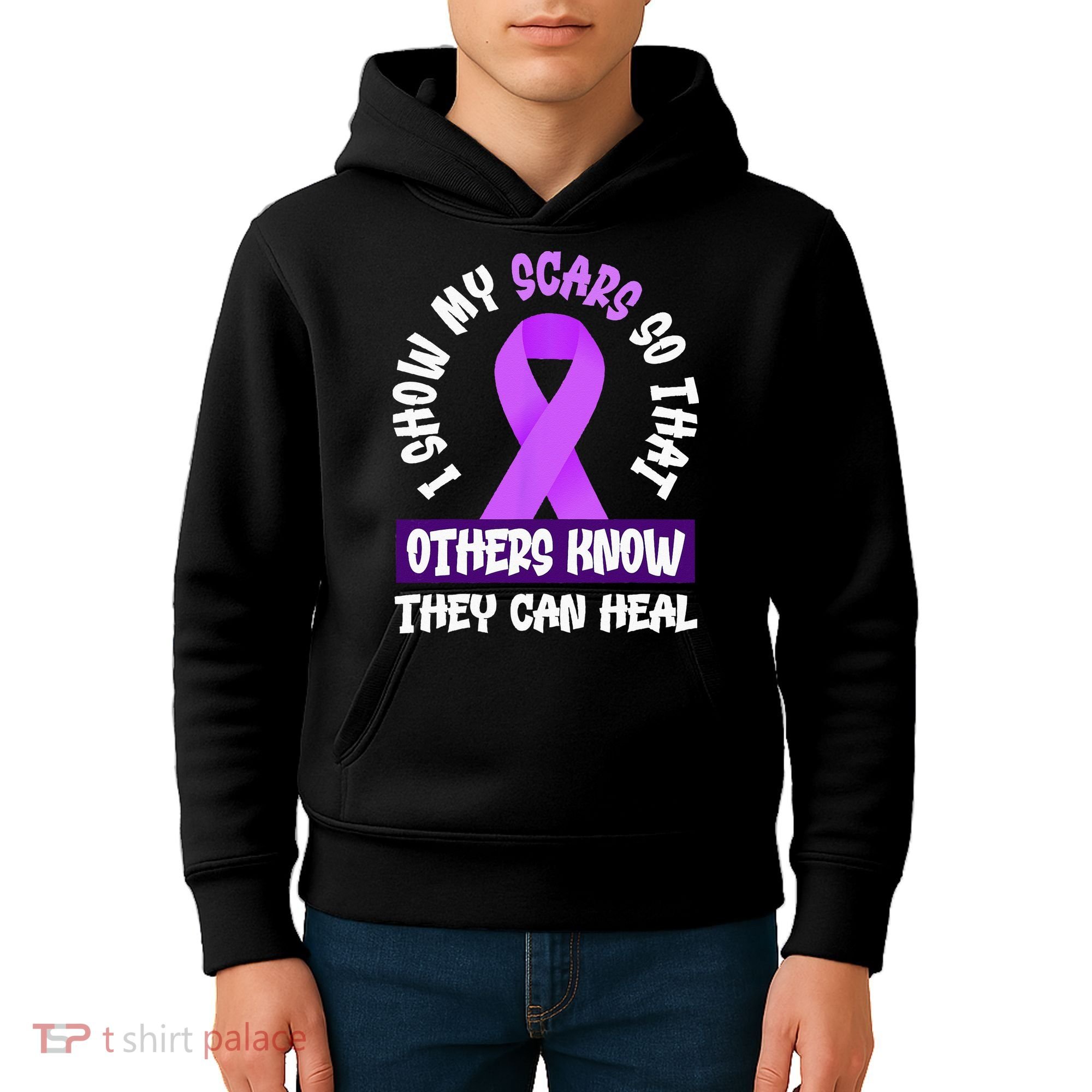 Domestic Violence Awareness Scars World Narcissistic Abuse Kids Hoodie
