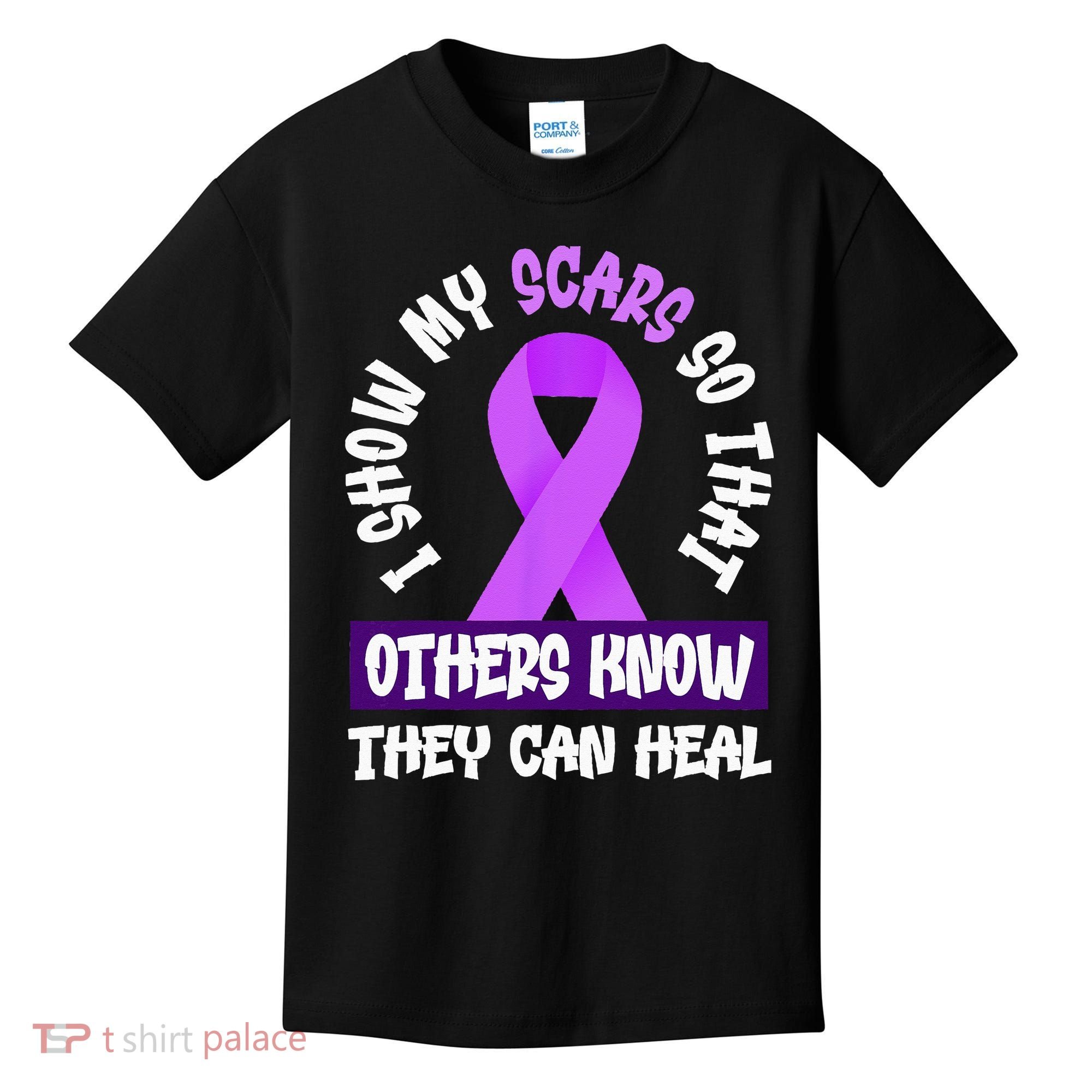 Domestic Violence Awareness Scars World Narcissistic Abuse Kids T-Shirt