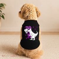 Domestic Violence Awareness Purple Ribbon Doggie Tank thumb 2