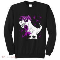 Domestic Violence Awareness Purple Ribbon Sweatshirt thumb 0