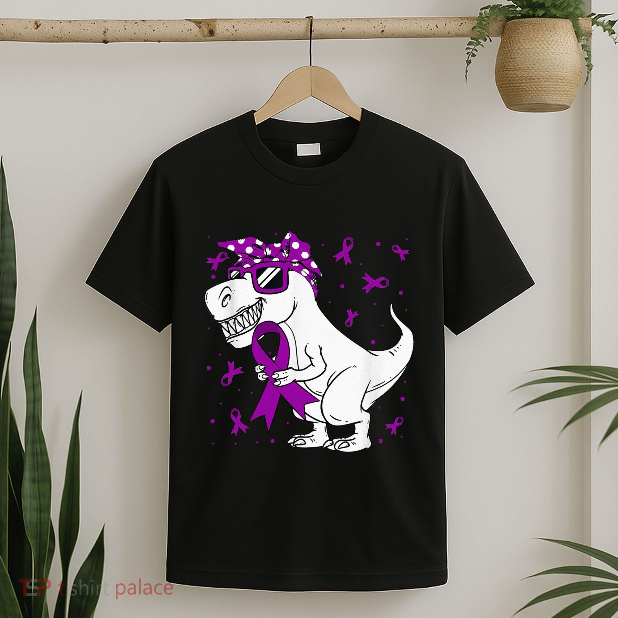 Domestic Violence Awareness Purple Ribbon T-Shirt