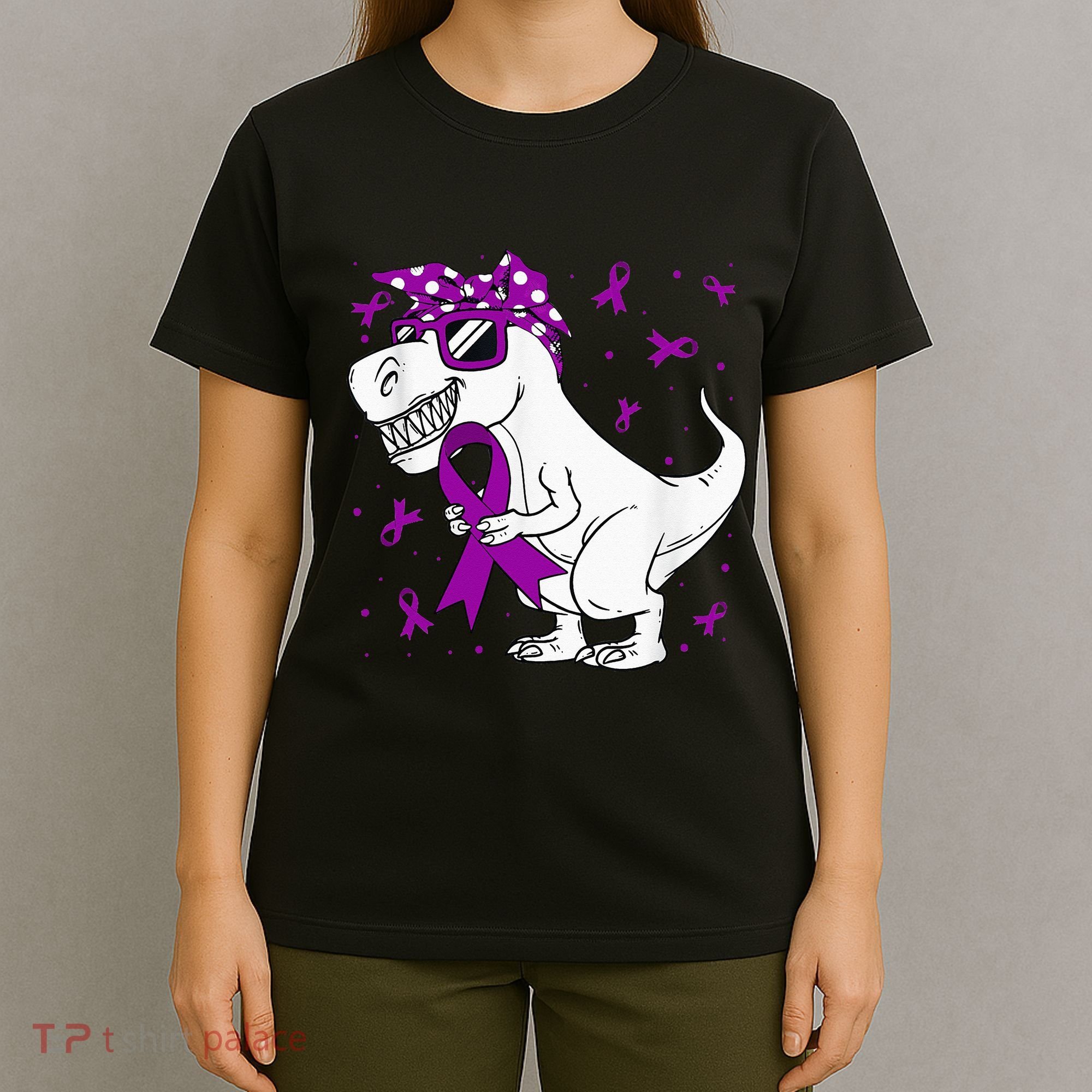 Domestic Violence Awareness Purple Ribbon T-Shirt
