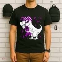 Domestic Violence Awareness Purple Ribbon T-Shirt thumb 6