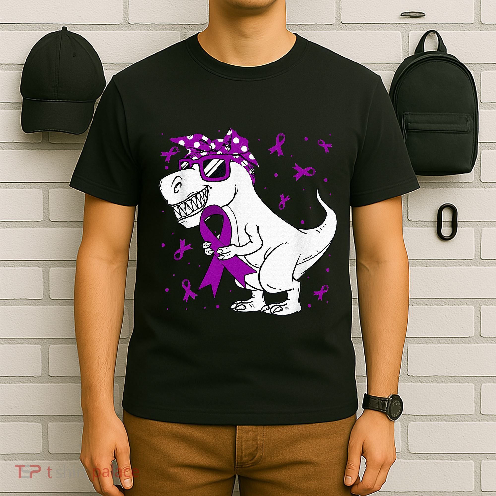 Domestic Violence Awareness Purple Ribbon T-Shirt