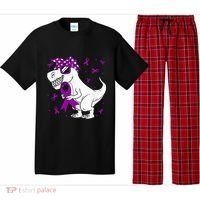 Domestic Violence Awareness Purple Ribbon Pajama Set thumb 0