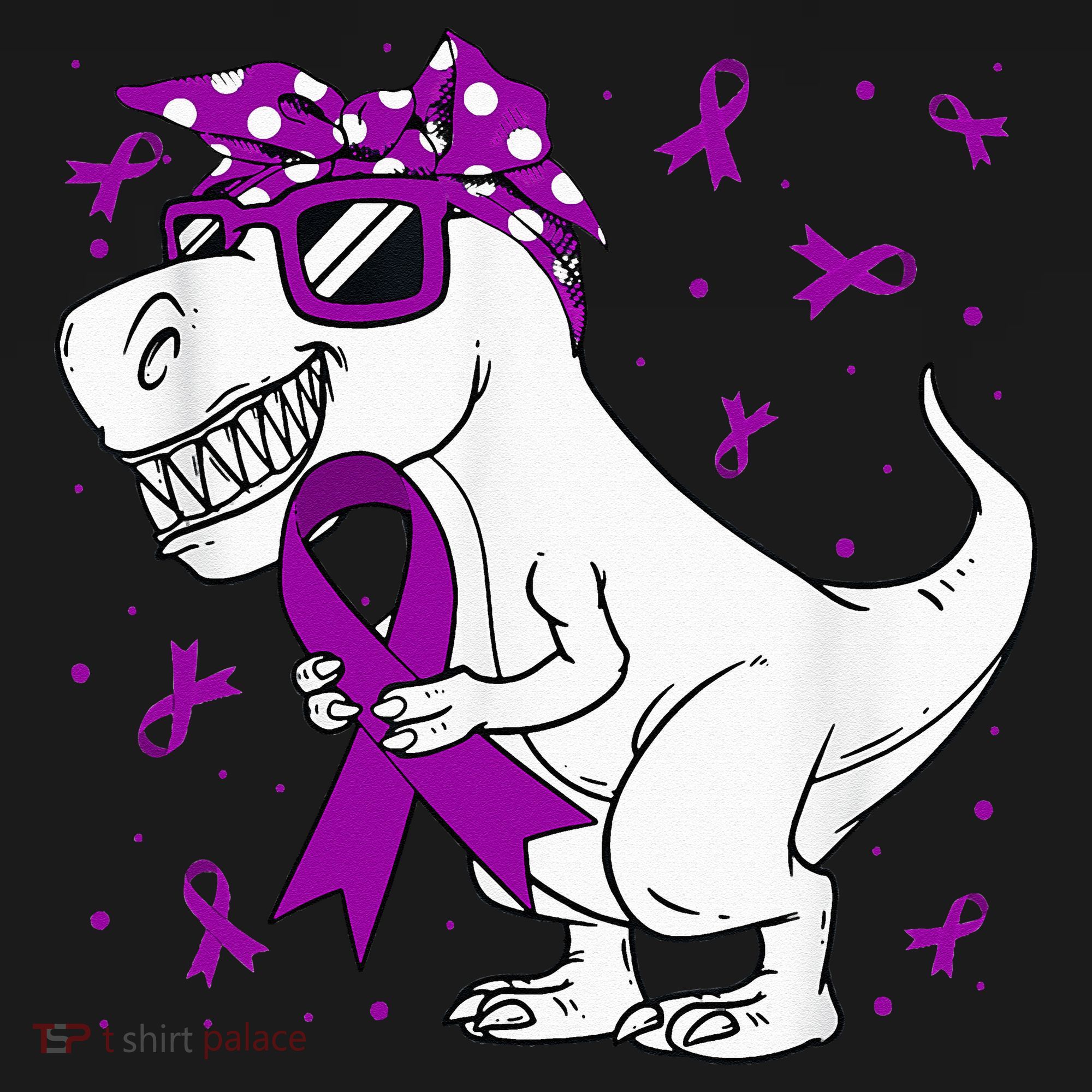 Domestic Violence Awareness Purple Ribbon Women's Hoodie