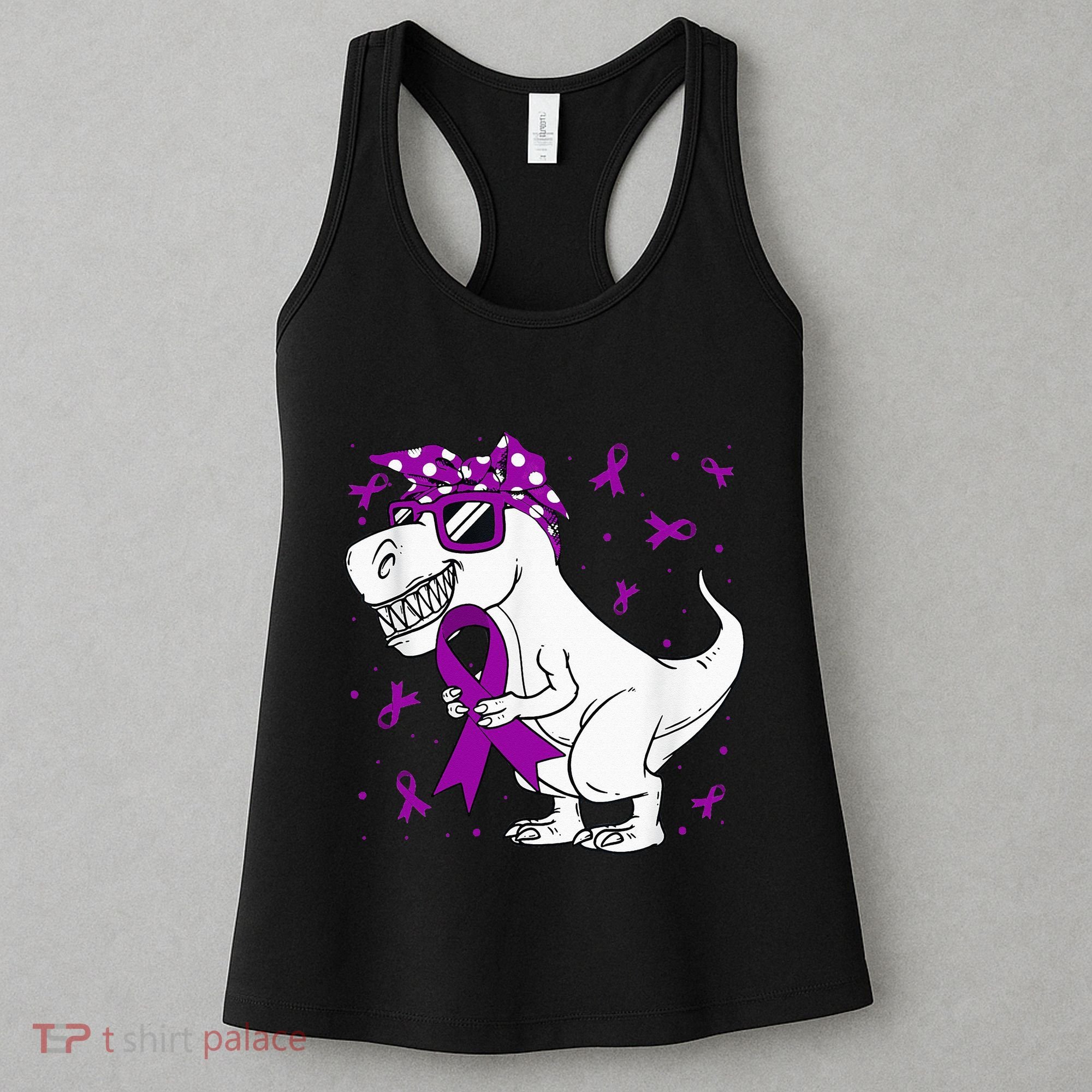 Domestic Violence Awareness Purple Ribbon Women's Tank Top