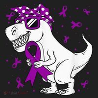 Domestic Violence Awareness Purple Ribbon Hat thumb 2